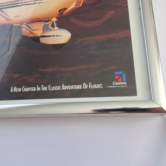 Cessna 172 Skyhawk Vintage Grand Canyon Print Framed - Picture 6 of 8